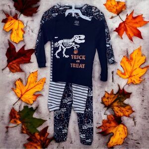 Cutie Pie Dreamers Glow in the Dark Multipack T-Rex Halloween PJ Set 12M